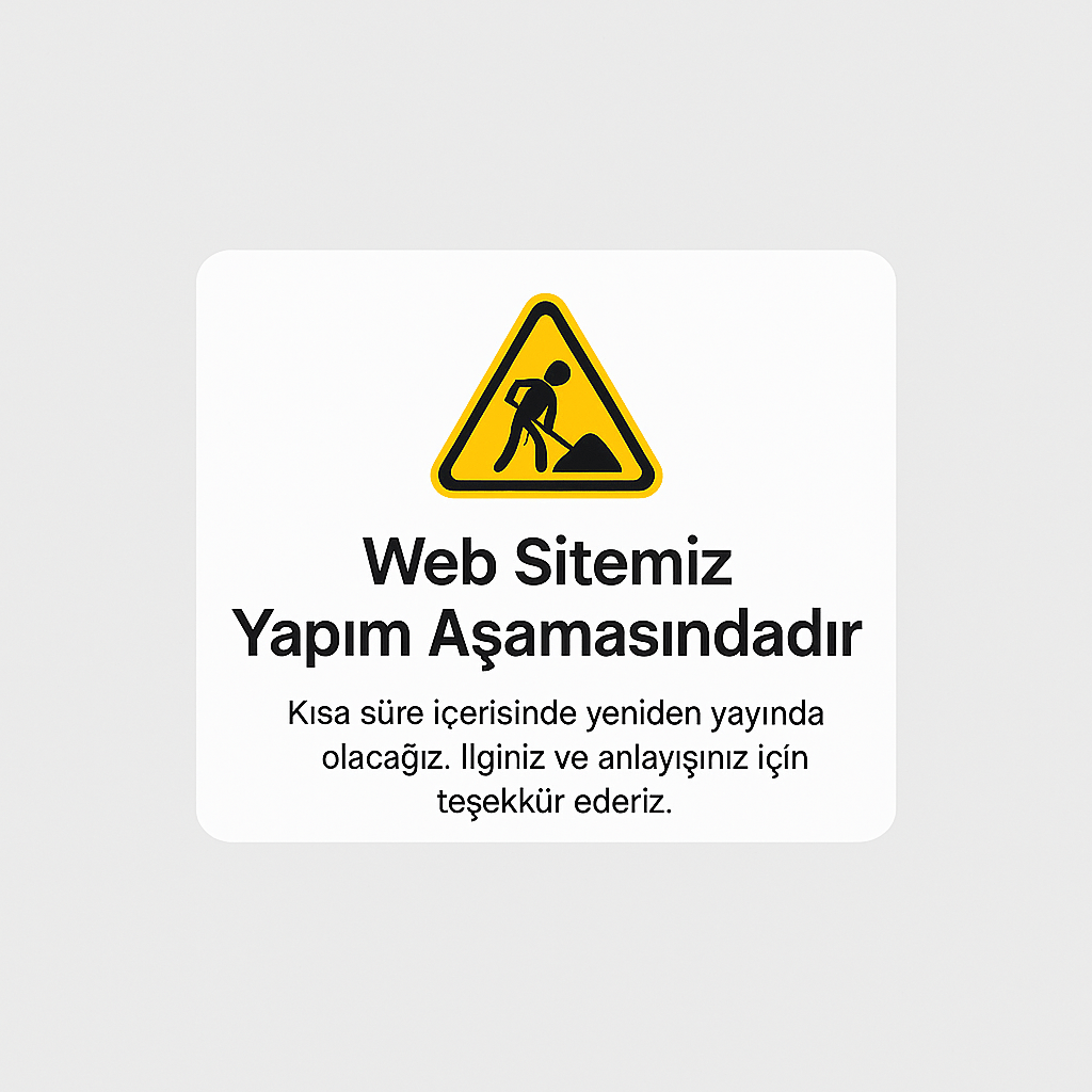 Yapım Aşamasında Logosu